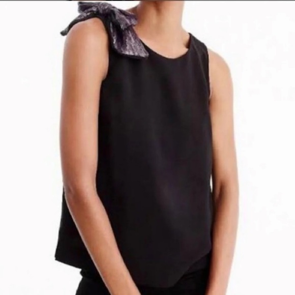 J.CREW Sequins Bow Tank Size 8